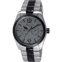 Kenneth Cole Ανδρικό Ρολόι με Ασημί Μεταλλικό Μπρασελέ IKC9365