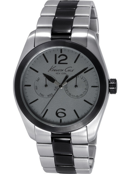Kenneth Cole Ανδρικό Ρολόι με Ασημί Μεταλλικό Μπρασελέ IKC9365