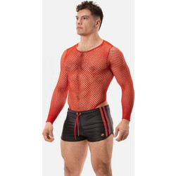 Barcode Berlin Fishnet Body Como Red