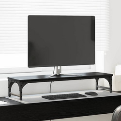 Βάση Μόνιτορ Μαύρη Δρυς 85 x 23 x 15,5 cm Επεξεργασμένο Ξύλο 882186
