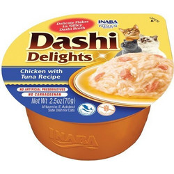Inaba Dashi Delights with Chicken & Tuna 70gr