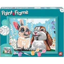 PAINT & FRAME ΖΩΓΡΑΦΙΖΩ ΜΕ ΑΡΙΘΜΟΥΣ: CUTE BUNNIES