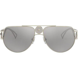 Versace VE 2225 1252/6G Γυναικεία Γυαλιά Ηλίου Aviator Μεταλλικά Χρυσά με Γκρι Polarized Φακό