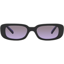 Arnette AN4317 1240/4Q Ανδρικά Γυαλιά Ηλίου Ορθογώνια Κοκάλινα Μαύρα με Μαύρο Degradee Φακό