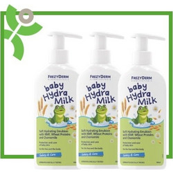 Frezyderm Frezybox: 3x Frezyderm Baby Hydra Milk - Ενυδατικό Γαλάκτωμα 3x300 ml (x3 189)