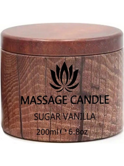 Massage Candle Sugar Vanilla - Κερί Μασάζ Βανίλια 200ml