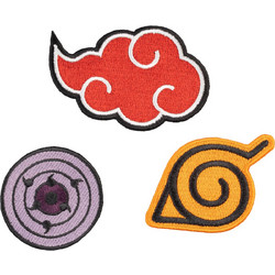 NARUTO - Set of 3 Iron-on Patch
