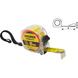 Μετροταινία Τσέπης 5m 25mm 80601 Maurer