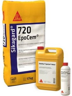 Sikagard-720 EpoCem - Εποξειδικό Τσιμεντοειδές Σύστημα 3 Συστατικών (A+B+C)