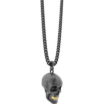 Κολιέ/Μετάγιον On Shirt Necklace By MetaMorphose Skull/Νεκροκεφαλή'