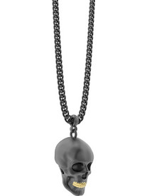 Κολιέ/Μετάγιον On Shirt Necklace By MetaMorphose Skull/Νεκροκεφαλή'