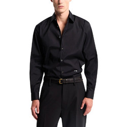 Dsquared2 Ανδρικό Πουκάμισο Τζιν Μακρυμάνικο Slim Fit Overshirt Μπλε S74DM0795S30341-470