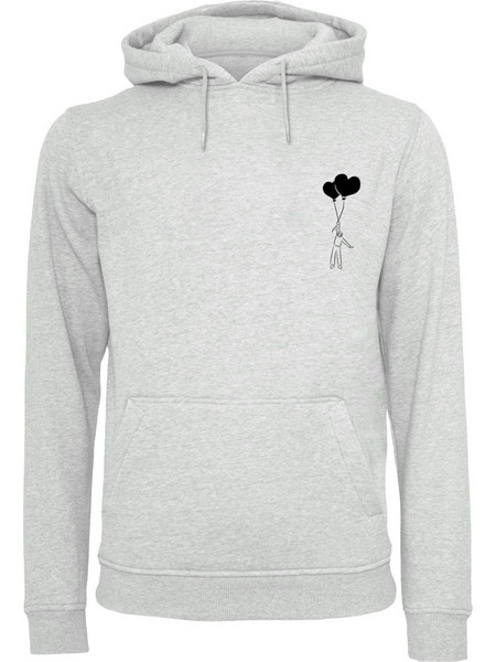 Love In The Air Fitted Heavy Hoody heather grey