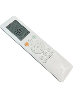 MIDEA RG10A(B2S)/BGEF Γνήσιο Τηλεχειριστήριο με Οπίσθιο Φωτισμό για Κλιματιστικά - Συμβατό με RG10A, RG10B, AEP2, MSAGBU Σειρές