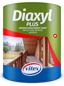 Vitex Diaxyl Plus Βερνίκι Εμποτισμού Ξύλου Έτοιμο προς Χρήση Satin Καρυδιά Σκούρα 0.75lt