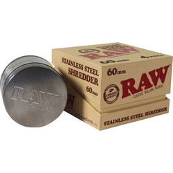 RAW Stainless Steel Grinder Τρίφτης Ανοξείδωτο Ατσάλι 60mm - 4 Part