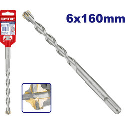 EMTOP ΔΙΑΜΑΝΤΟΤΡΥΠΑΝΑ ΜΠΕΤΟΥ SDS PLUS 6X160MM EHDR220602