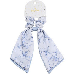 Scrunchie με μαντίλι blue toile ST01012