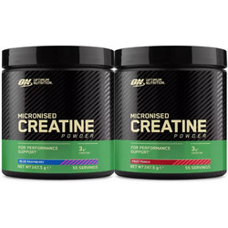 2x Micronised Creatine Powder 247.5g (Optimum Nutrition)