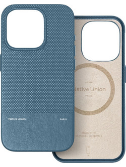 Θήκη NATIVE UNION MagSAfe (RE) Classic για Apple iPhone 16 6.1 5G 2024 - NAVY ΜΠΛΕ - NU-RECLA-NAV-NP24