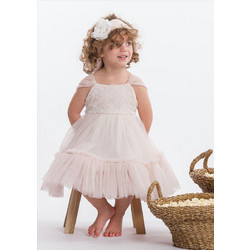 Βαπτιστικό Φόρεμα SS22-BK122 Neonato - Dusty Pink