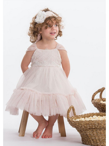 Βαπτιστικό Φόρεμα SS22-BK122 Neonato - Dusty Pink