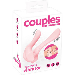 Couples Choice Natural Vibrator Διπλός Δονητής Ροζ