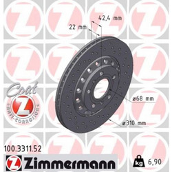 Zimmermann Δισκόπλακα - 100.3311.52