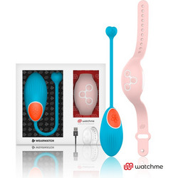 Wearwatch Egg Wireless Watchme Δονητής Egg για Ζευγάρια με Τηλεχειριστήριο Μπλε Ροζ