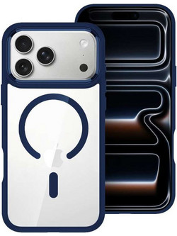 Roar Mag Bumper - Θήκη με Υποστήριξη MagSafe για Apple iPhone 16 Pro σε Μπλε Χρώμα