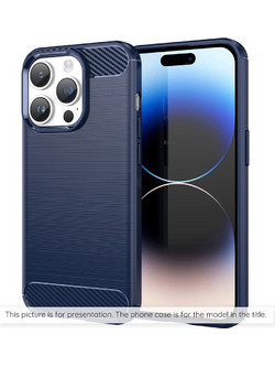 Techsuit Carbon Silicone Back Cover Blue (Xiaomi Redmi Note 15 5G / Redmi Note 15 4G / Poco M8 5G)