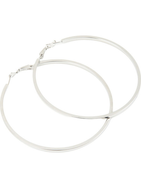 RO Accessories Γυναικεία Σκουλαρίκια Κρίκοι Ασημί E2S/70
