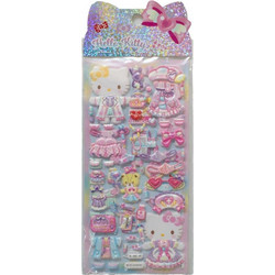 Sanrio: Hello Kitty and Friends - Hello Kitty Heart Puffy Αυτοκόλλητα (Τυχαίο Περιεχόμενο)
