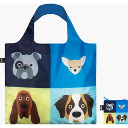 LOQI ΤΣΑΝΤΑ TOTE ΑΝΑΚΥΚΛΩΜΕΝΗ - STEPHEN CHEETHAM DOGS (SC.DO.R)