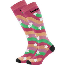 HORSEFEATHERS Women Kris Woman Socks - RASPBERRY - AW075B