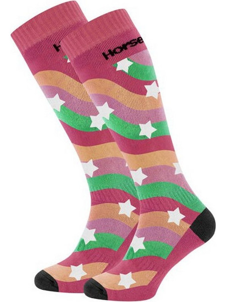 HORSEFEATHERS Women Kris Woman Socks - RASPBERRY - AW075B