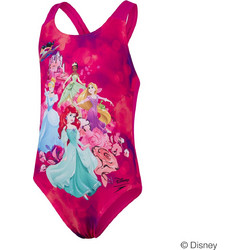 Speedo Disney Princess Digital Placement Αθλητικό Παιδικό Μαγιό Ολόσωμο για Κορίτσι Ροζ 807970-F369