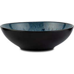 NAVA Μπολ δημητριακών stoneware Skylar μπλε 18cm