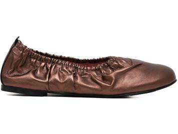 Pretty Ballerinas Georgia Soft Leather Flats Goldy