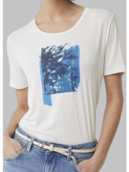 Mexx Γυναικείο T-Shirt με Στάμπα - OFFWHITE