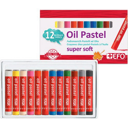 EFO Λαδοπαστέλ Soft 16 χρώματα O10mmx70mm