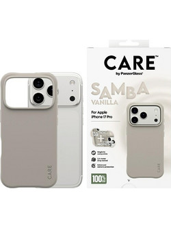 PanzerGlass Case CARE by Fashionable Samba MagSafe for iPhone 17 Pro vanilla - (CR73947)