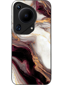 Sonique Marble Series Back Cover Burgundy (Huawei Pura 70 Ultra)