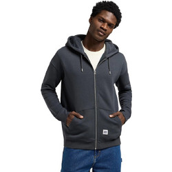 Lee Workwear Relaxed Fit Ανδρική Ζακέτα Φούτερ με Κουκούλα και Φερμουάρ Μαύρη 112372356