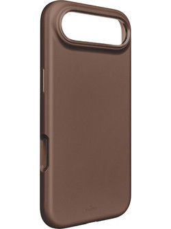Puro Pure Icon Mag Pro Liquid Silicone Case for iPhone 17 Air, MagSafe Compatible, with Camera Protection and Aluminum Buttons - Brown - (PUIPC1766ICONMPCHOC)