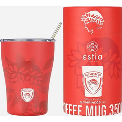 Estia Ποτήρι Θερμός Olympiacos Bc 350Ml Κόκκινο