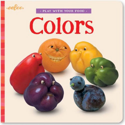 Eeboo Παιδικό Βιβλίο Play With Your Food Colors στα Αγγλικά