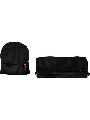 CALVIN KLEIN BLACK MAN SCARF Μαύρο
