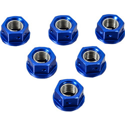 ΠΑΞΙΜΑΔΙΑ ΓΡΑΝΑΖΙΟΥ PRO BOLT ΑΛΟΥΜΙΝΙΟΥ ΜΠΛΕ 10X1.25 6ΤΕΜ