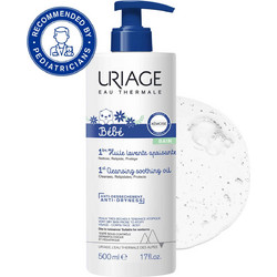Uriage Bebe Xemose 1st Soothing Βρεφικό Λάδι Καθαρισμού για Ατοπικό Δέρμα με Αντλία 500ml